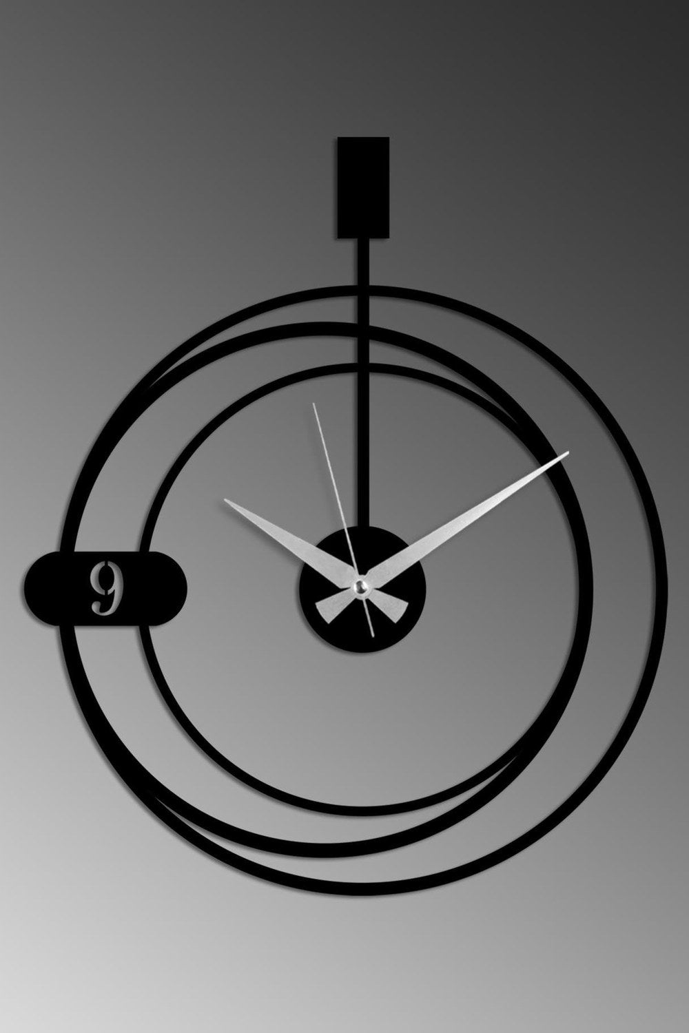 Watch-059 Dekoratif Metal Duvar Saati - 3