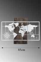 Ma-146 Ahşap Metal Duvar Tablosu - 4