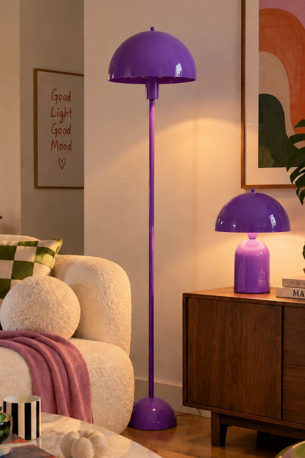 Soho Lila Metal Lambader - 1