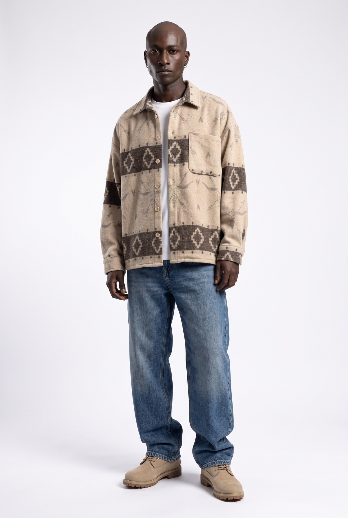 Oversize Flanel Oduncu Gömlek