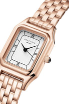 Ivy Dikdörtgen Rose Gold Kasa Beyaz Kadran Kadın Kol Saati - 1