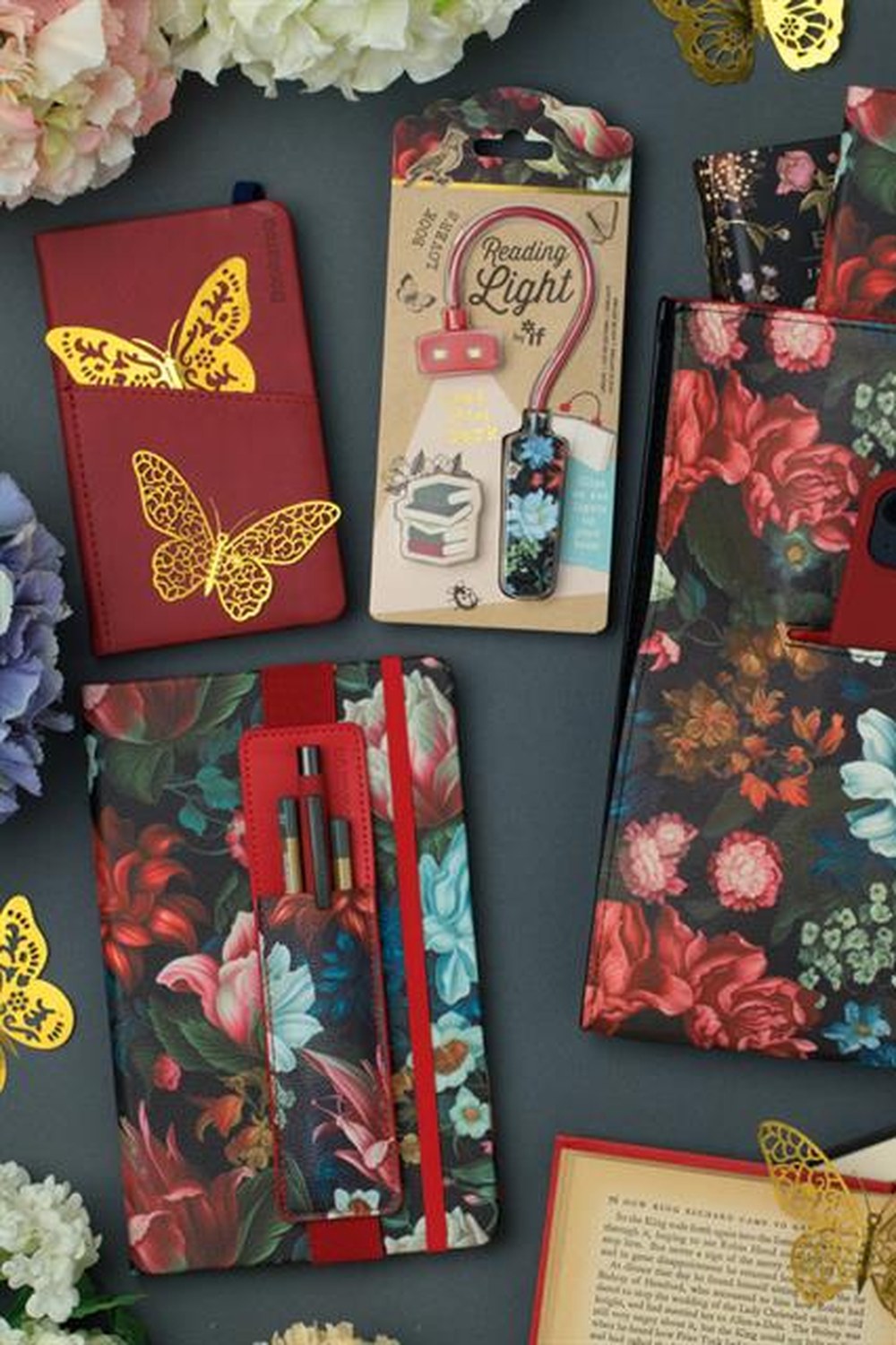 Bookaroo A5 Notebook Journal Çizgili Defter Dark Floral - 2