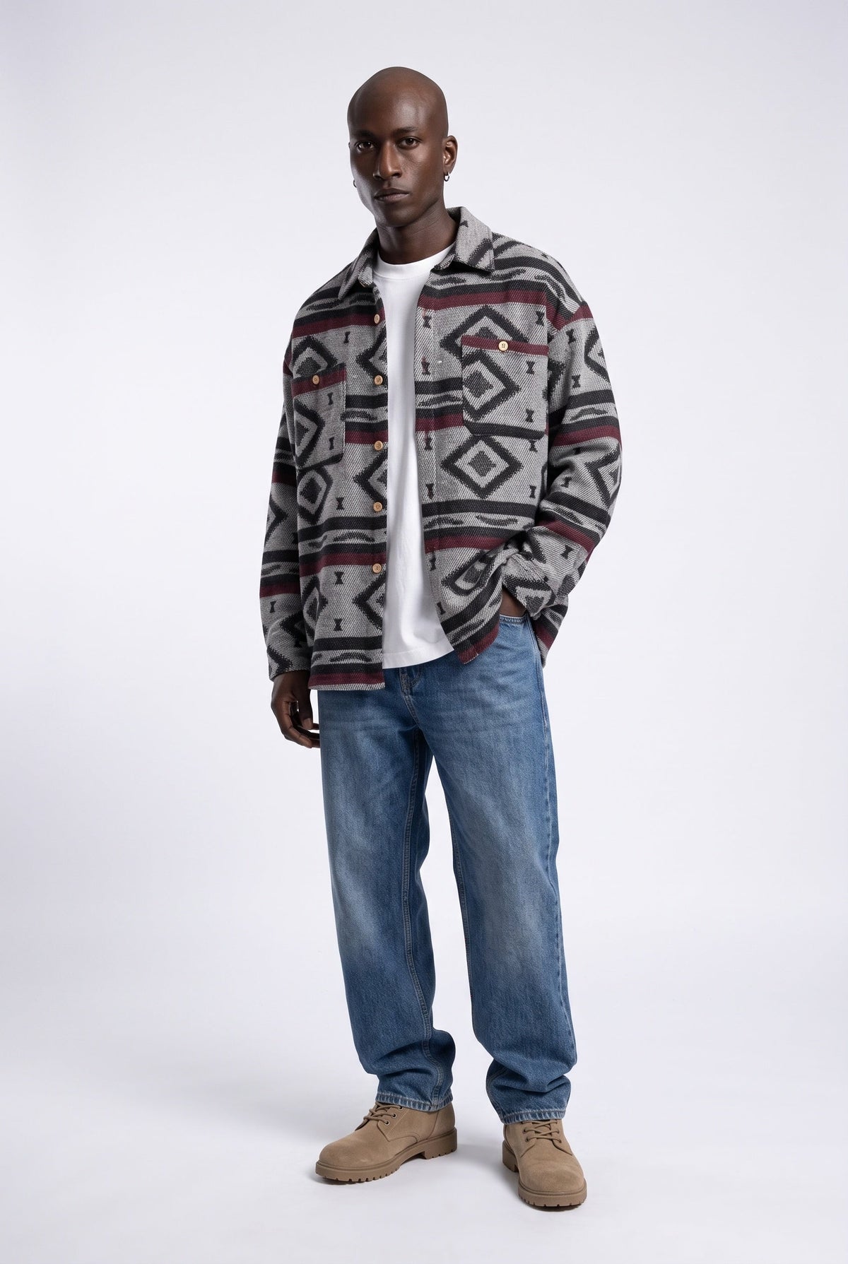 Oversize Flanel Oduncu Gömlek