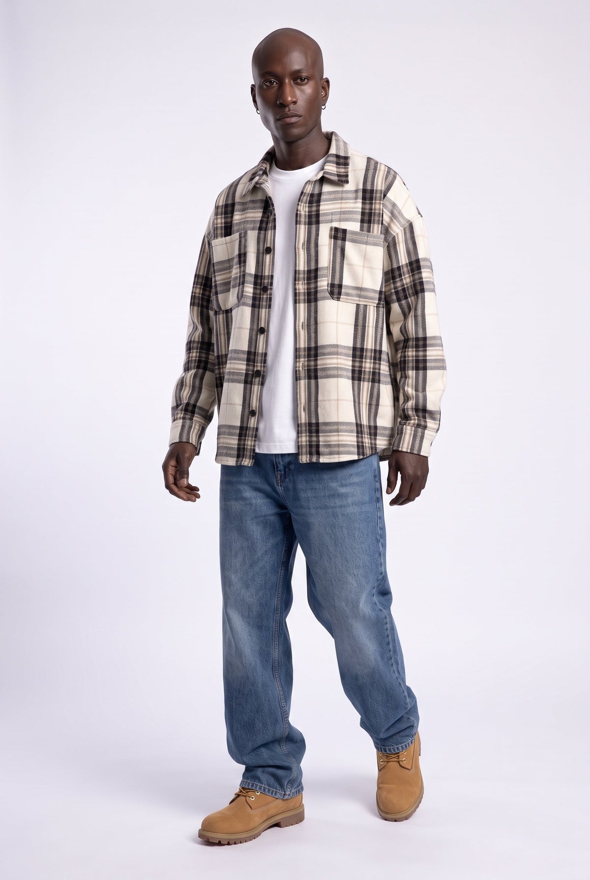 Oversize Flanel Oduncu Gömlek