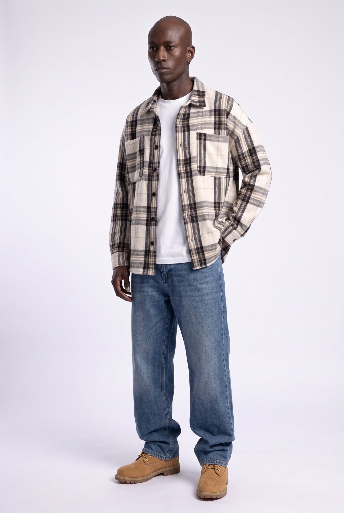 Oversize Flanel Oduncu Gömlek