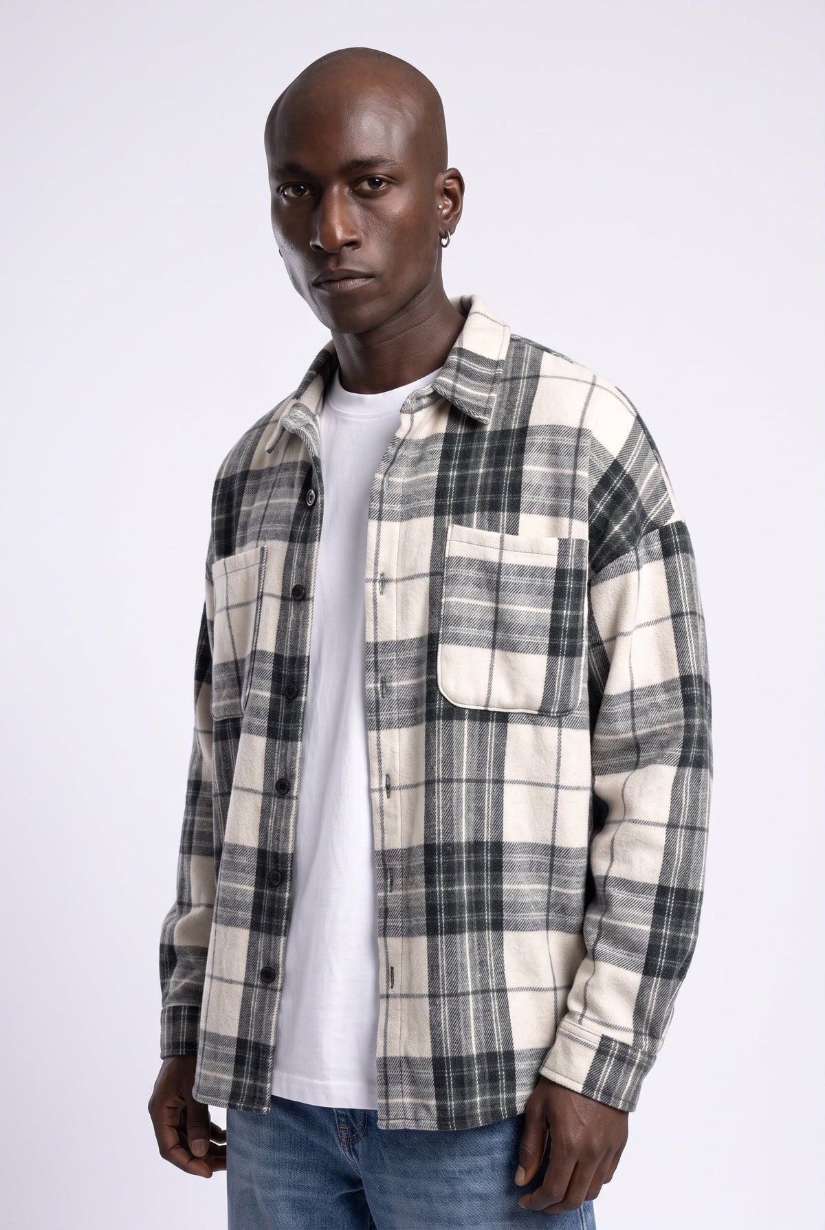 Oversize Flanel Oduncu Gömlek
