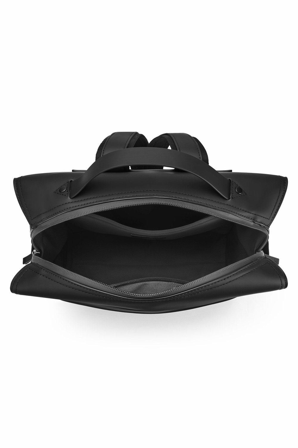 Su Geçirmez 14” Laptop Uyumlu Minimal Sırt Çantası – Siyah - 5
