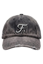 F. Word Creator Yıpratmalı Denim Cap - Karbon Siyah - 0