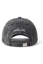 F. Word Creator Yıpratmalı Denim Cap - Karbon Siyah - 1