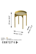 Shb-002-B Dekoratif Metal Sehpa - 5