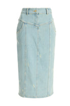2be4A-Kadın Açık Mavi Cepli Denim Etek-1-fleurdirect.live