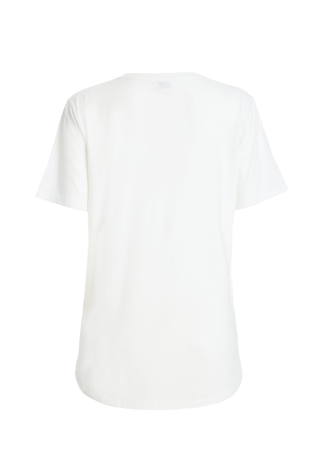 2be4A-Kadın Beyaz Arkası Uzun Tshirt-2-fleurdirect.live