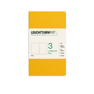 Leuchtturm1917 Jottbook Pur A6 64 Numaralandırılmış Sayfa Düz 3'Lü Paket Defter Sunflower 400714