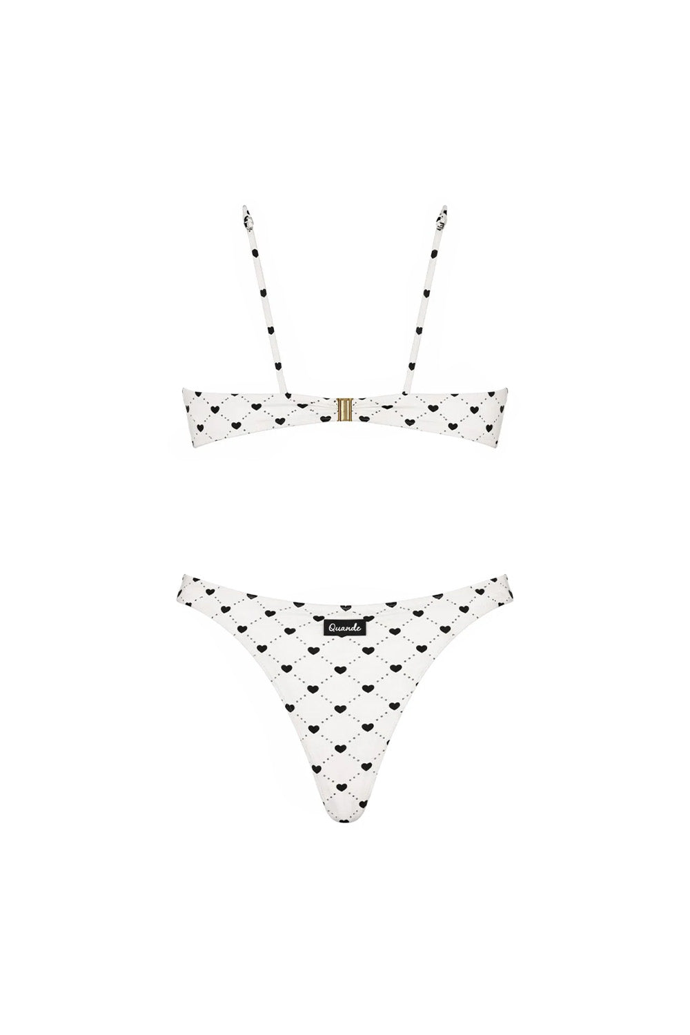 Quande-Sassy Crop Bikini // Qn-919 Tek Alt-Bikini & Mayo-3-fleurdirect.live