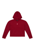 Waffle Oversize Sweatshirt - Kırmızı