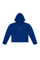 Waffle Kapüşonlu Sweatshirt - Mavi