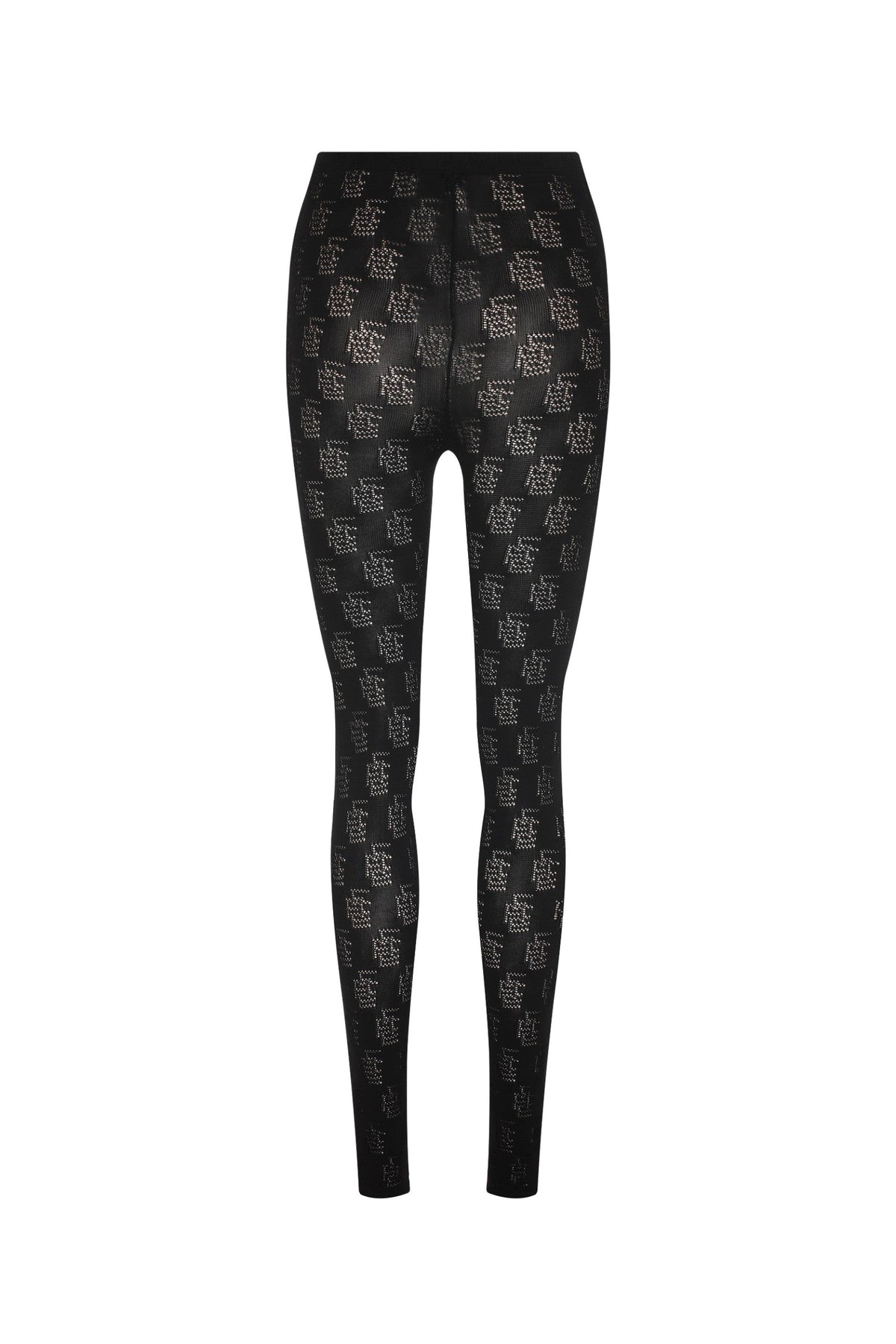 Ace Nayman-Aurora Monogram Knitted Leggings-Tayt-2-fleurdirect.live