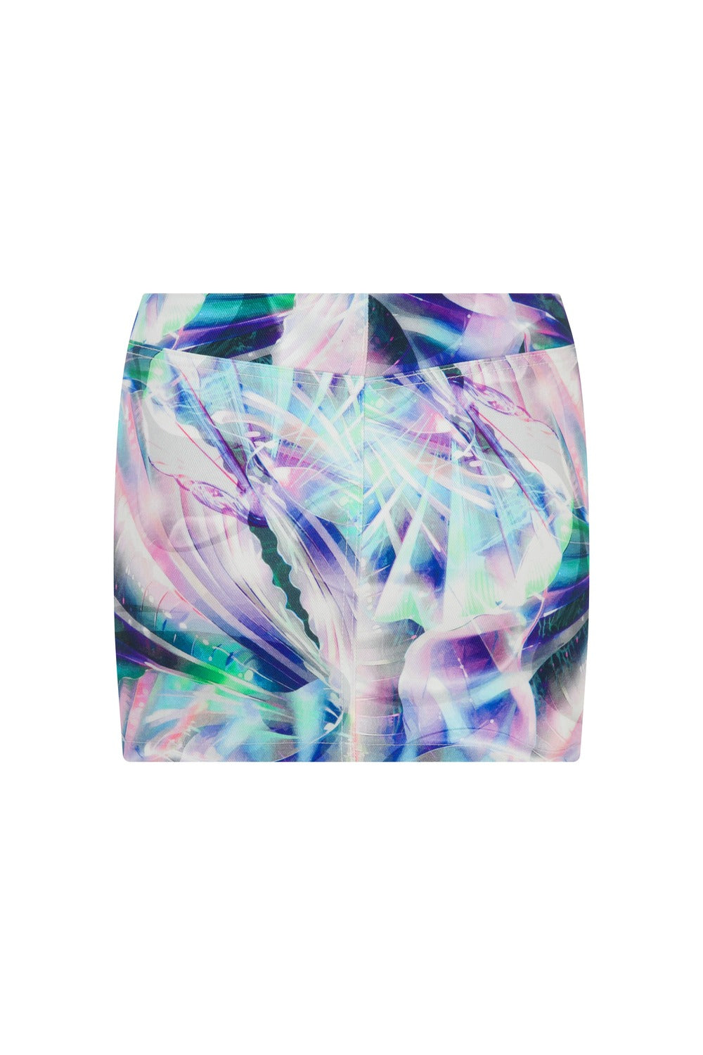 Ace Nayman-Harold Printed Denim Skirt-Etek-3-fleurdirect.live