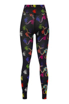 Ace Nayman-Kiara Monogram Printed Leggings-Tayt-3-fleurdirect.live