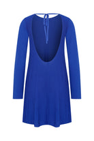 Ace Nayman-Lola Blue Knitted Dress-Elbise-2-fleurdirect.live