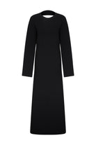 Ace Nayman-Reese Black Knitted Dress-Elbise-3-fleurdirect.live