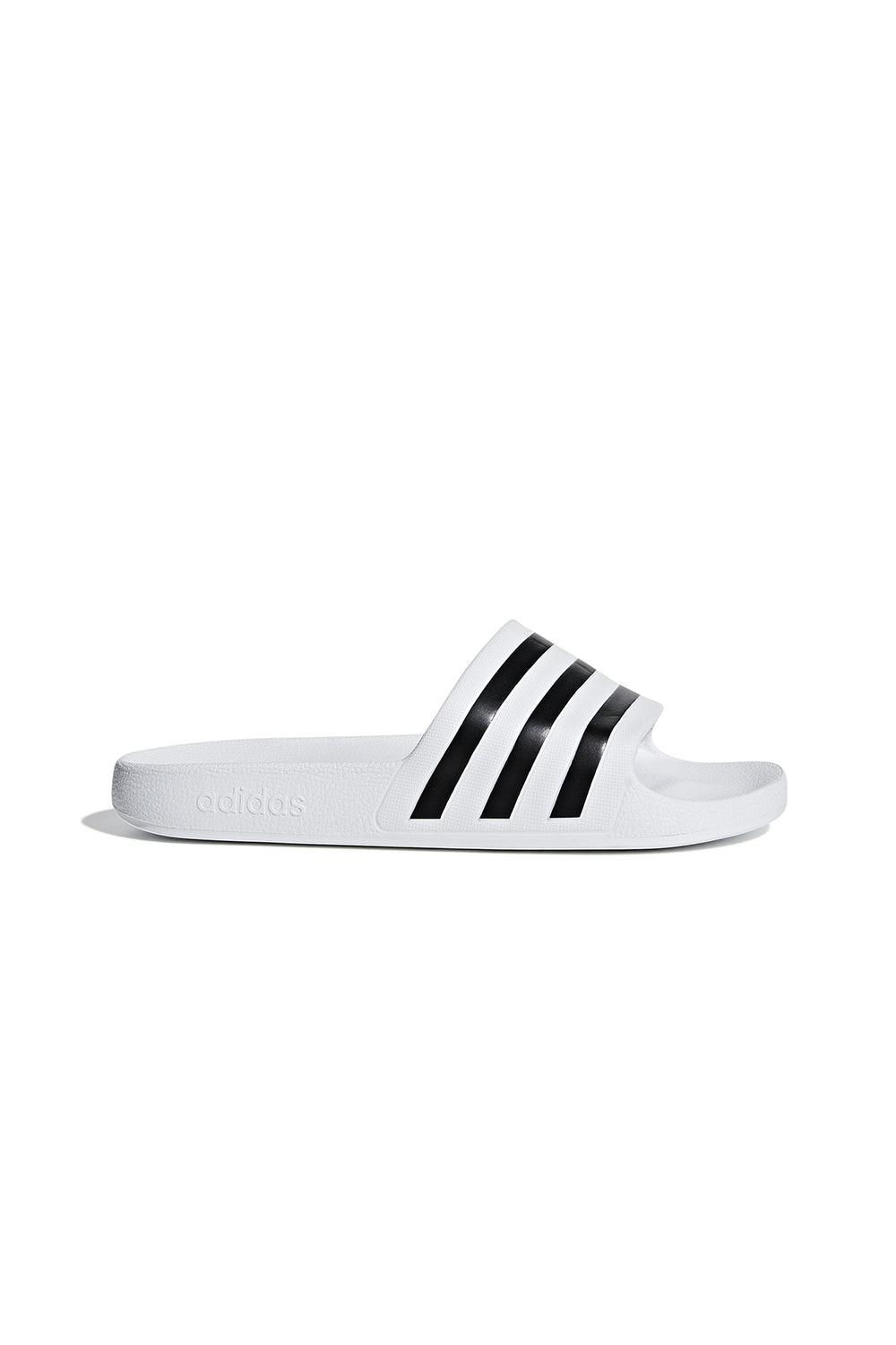Adidas-Adilette Aqua White/BlackWhite-Sandalet & Terlik-1-fleurdirect.live