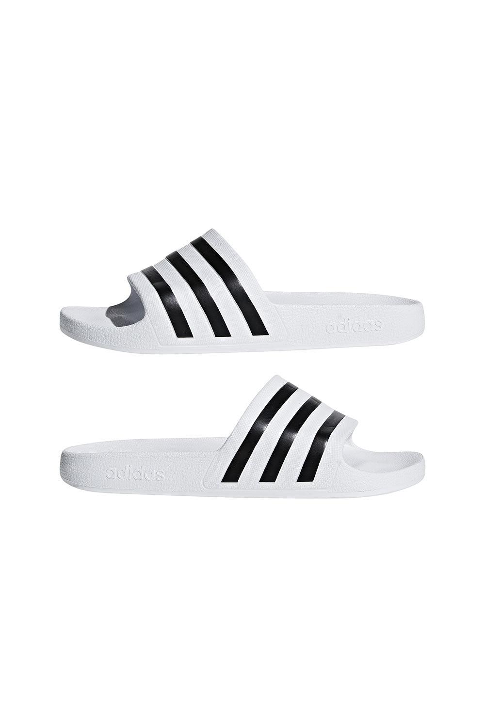 Adidas-Adilette Aqua White/BlackWhite-Sandalet & Terlik-10-fleurdirect.live