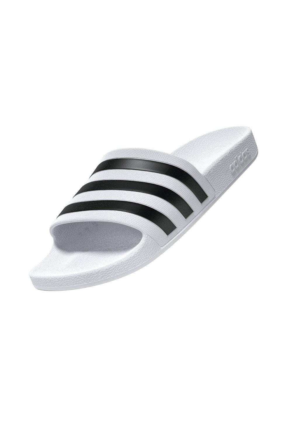 Adidas-Adilette Aqua White/BlackWhite-Sandalet & Terlik-11-fleurdirect.live