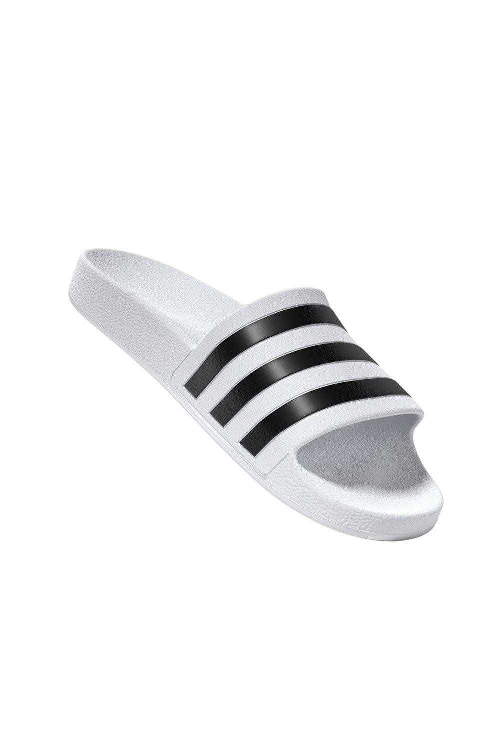 Adidas-Adilette Aqua White/BlackWhite-Sandalet & Terlik-13-fleurdirect.live