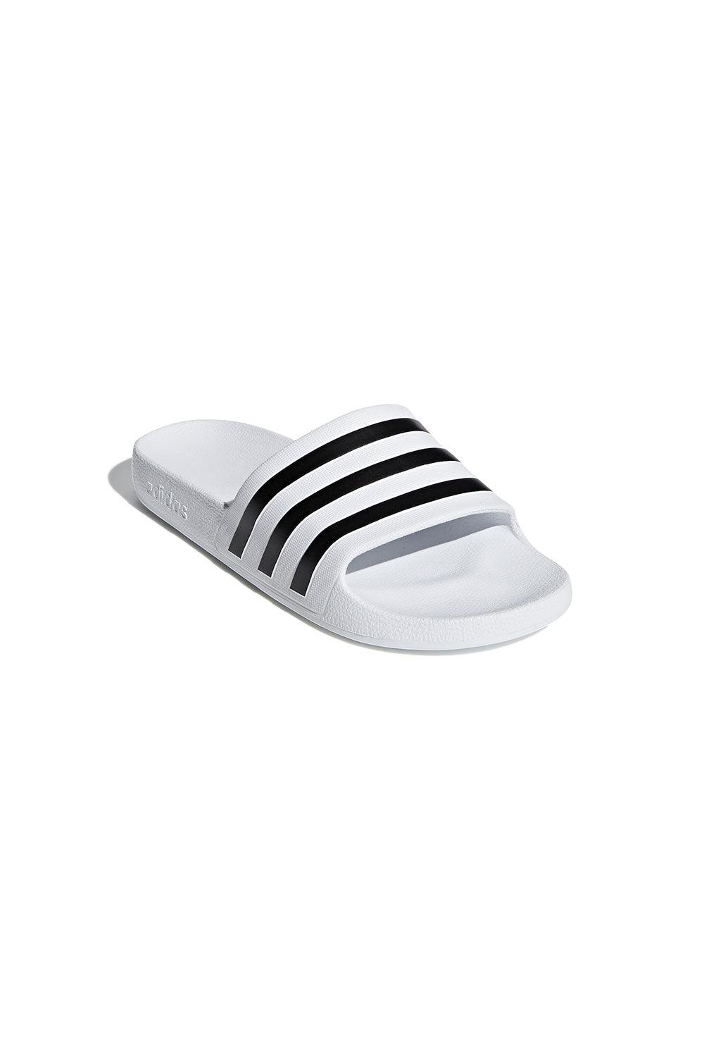 Adidas-Adilette Aqua White/BlackWhite-Sandalet & Terlik-5-fleurdirect.live