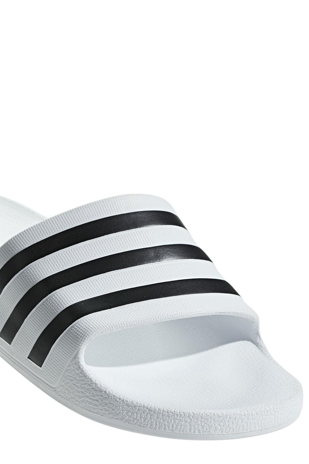 Adidas-Adilette Aqua White/BlackWhite-Sandalet & Terlik-7-fleurdirect.live