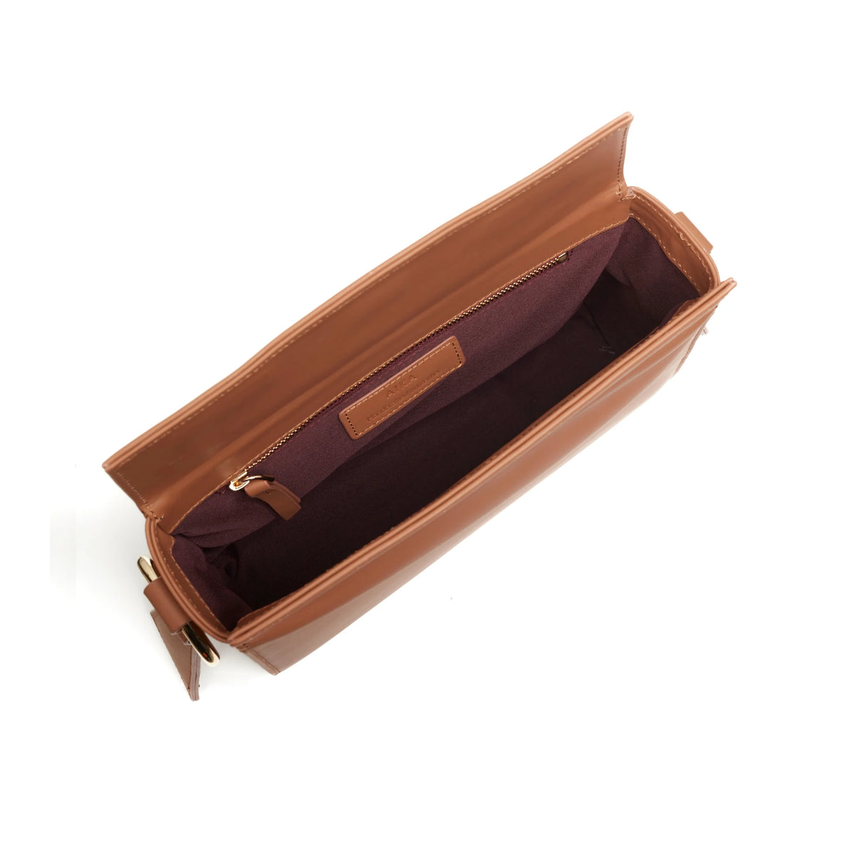 Aika Concept-Leather Istanbul Bag Tan-Omuz Çantası-3-fleurdirect.live