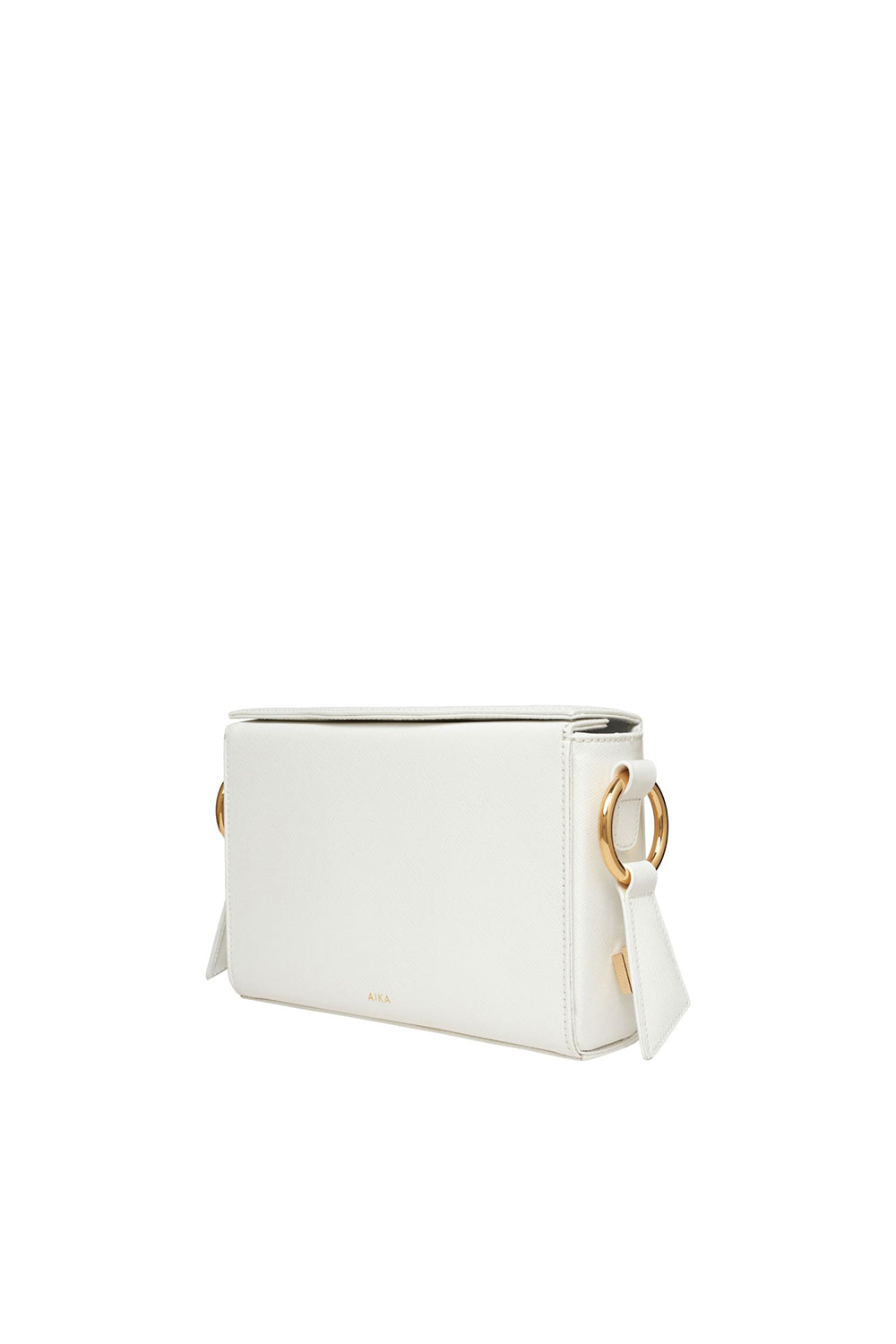 Aika Concept-Leather Istanbul Bag White-Omuz Çantası-4-fleurdirect.live
