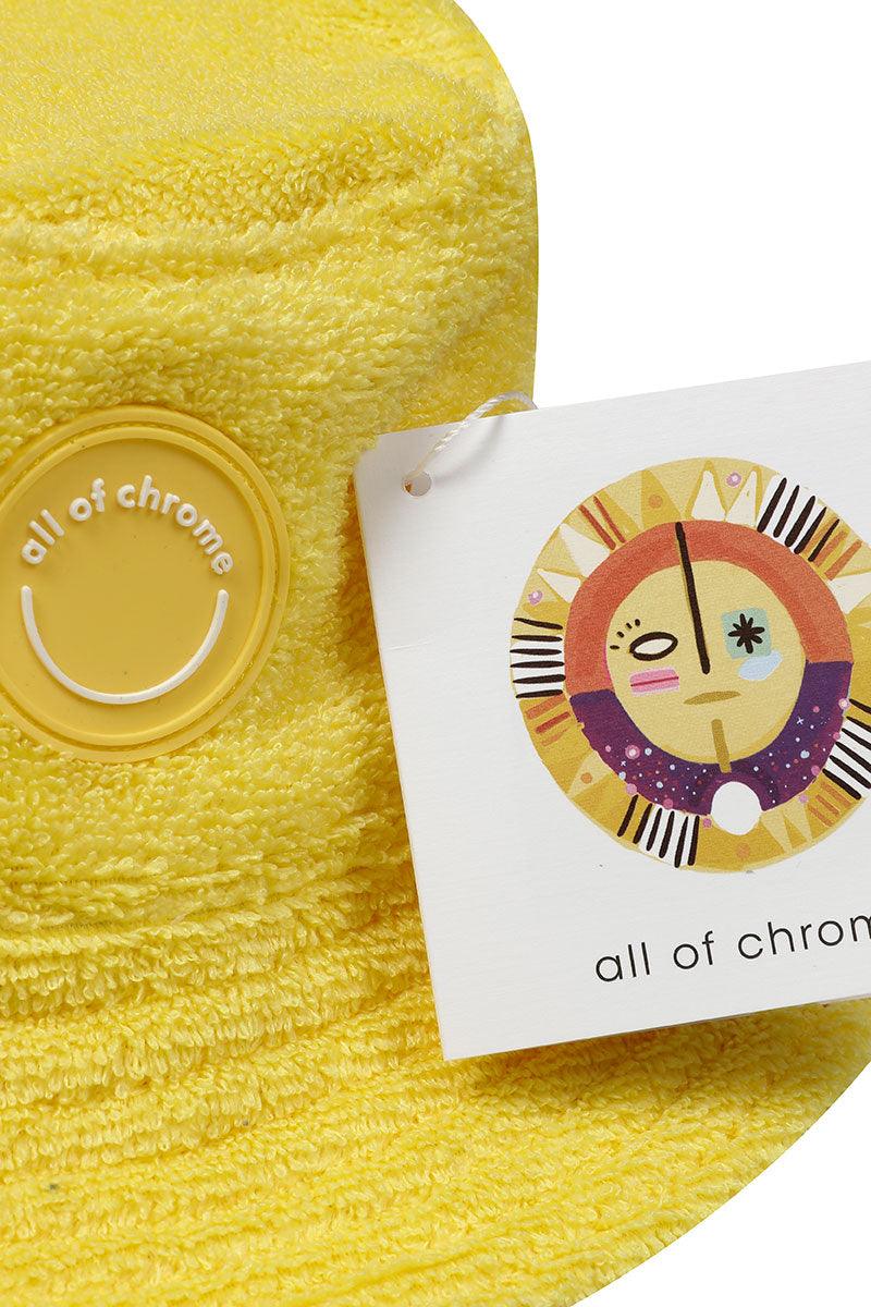All Of Chrome-Sarı Havlu Şapka-Bucket Hat-2-fleurdirect.live