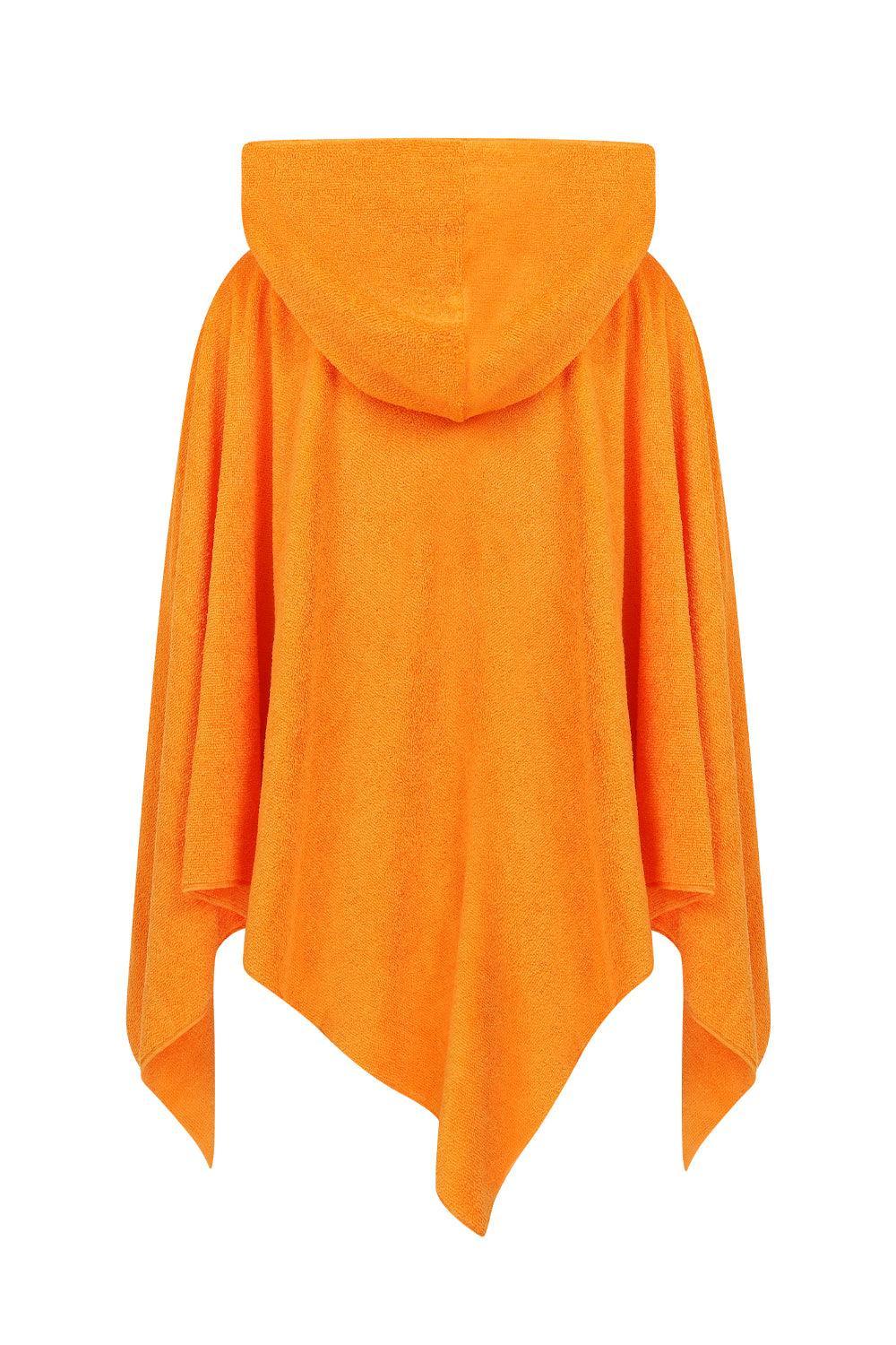 All Of Chrome-Summer Vibes Orange Poncho-Panço-3-fleurdirect.live