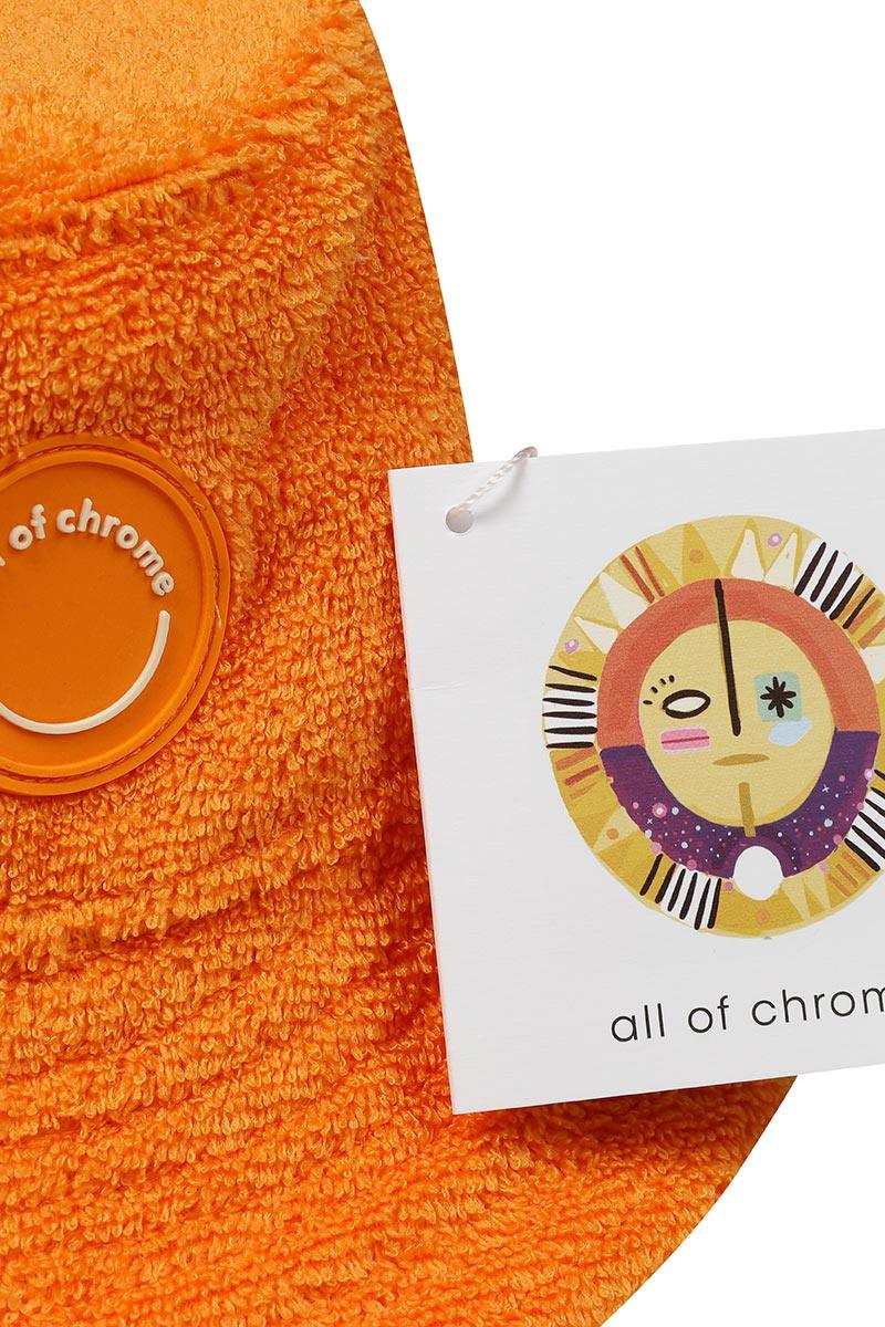 All Of Chrome-Turuncu Havlu Şapka-Bucket Hat-2-fleurdirect.live
