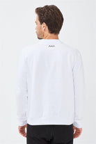 Allmur-Sycamore White Bisiklet Yaka Sweatshirt-Sweatshirts & Hoodies-2-fleurdirect.live