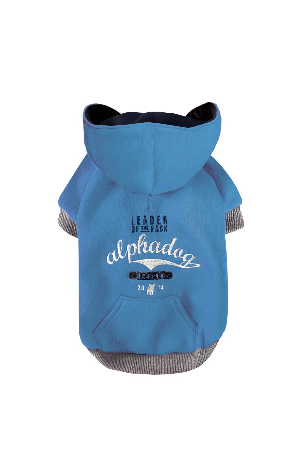 Alphadog Design-Leader Blue Pet Sweatshirt-Köpek-1-fleurdirect.live