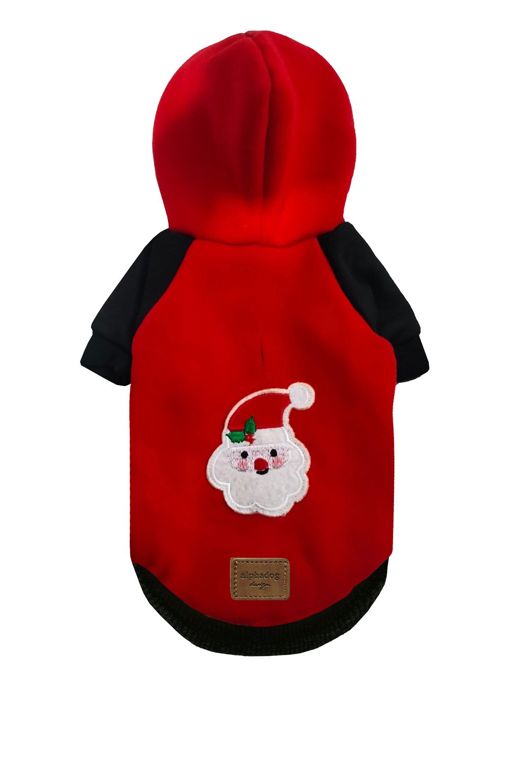 Alphadog Design-Santa Pet Sweatshirt-Köpek-1-fleurdirect.live