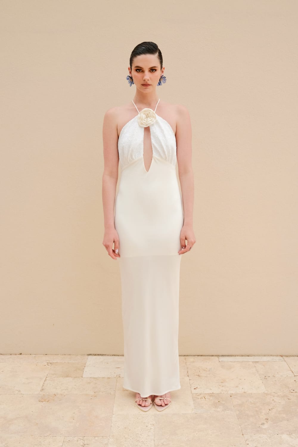 Alreves-Alba Low-cut Long Dress-Elbise-1-fleurdirect.live