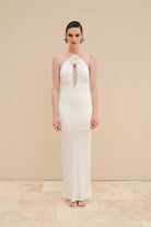 Alreves-Alba Low-cut Long Dress-Elbise-1-fleurdirect.live