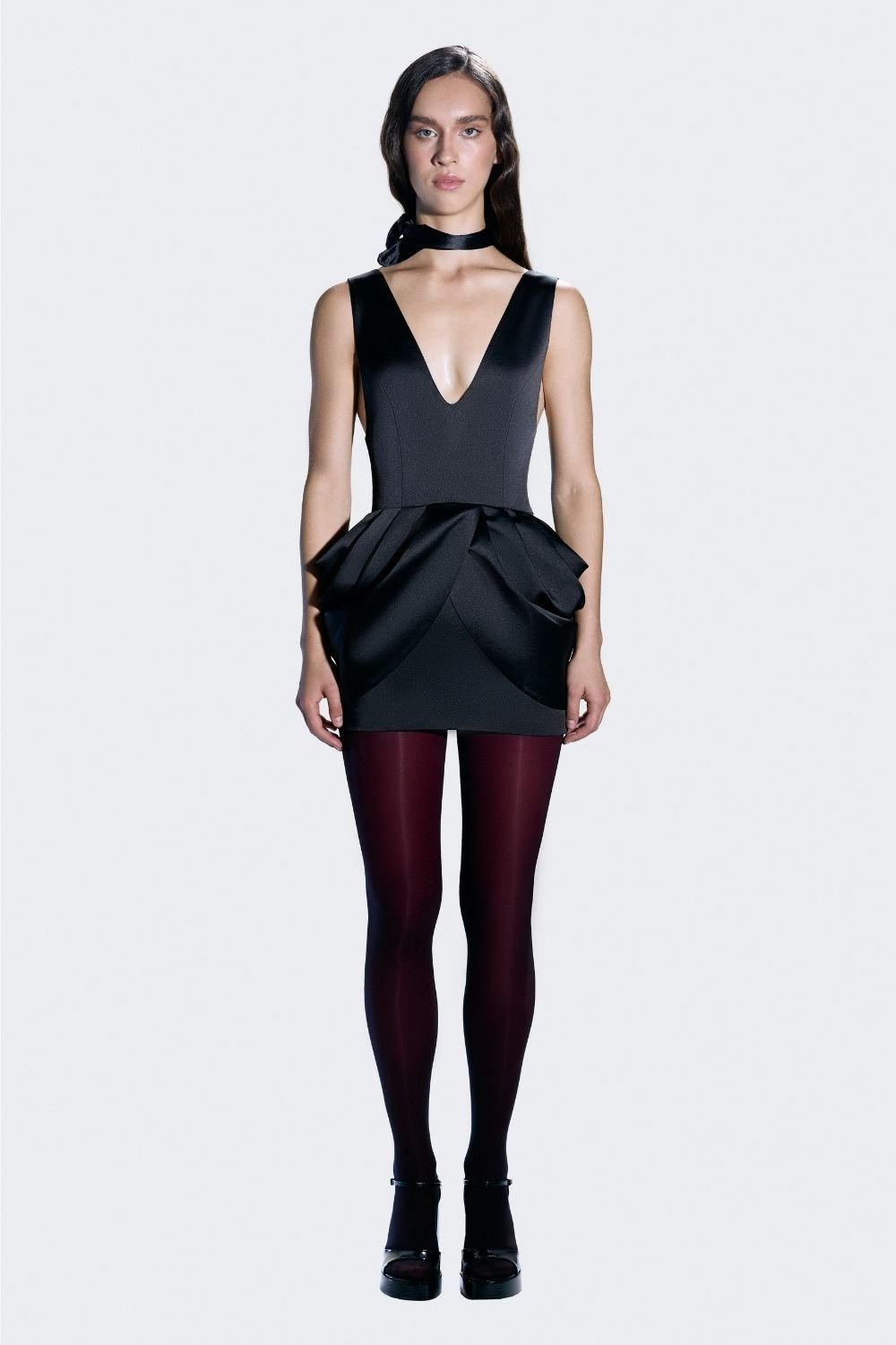 Alreves-Eterno Satin Dress-Elbise-2-fleurdirect.live