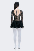 Alreves-Siena Lace Balloon Mini Dress-Elbise-3-fleurdirect.live