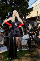 Alreves-Veronica Rose Details Satin Dress-Elbise-1-fleurdirect.live