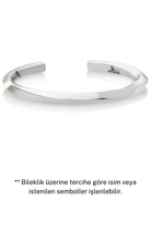Altar-Özelleştirilebilir Camus Gümüş Bileklik ( İsim Veya Sembol)-Bileklik-1-fleurdirect.live