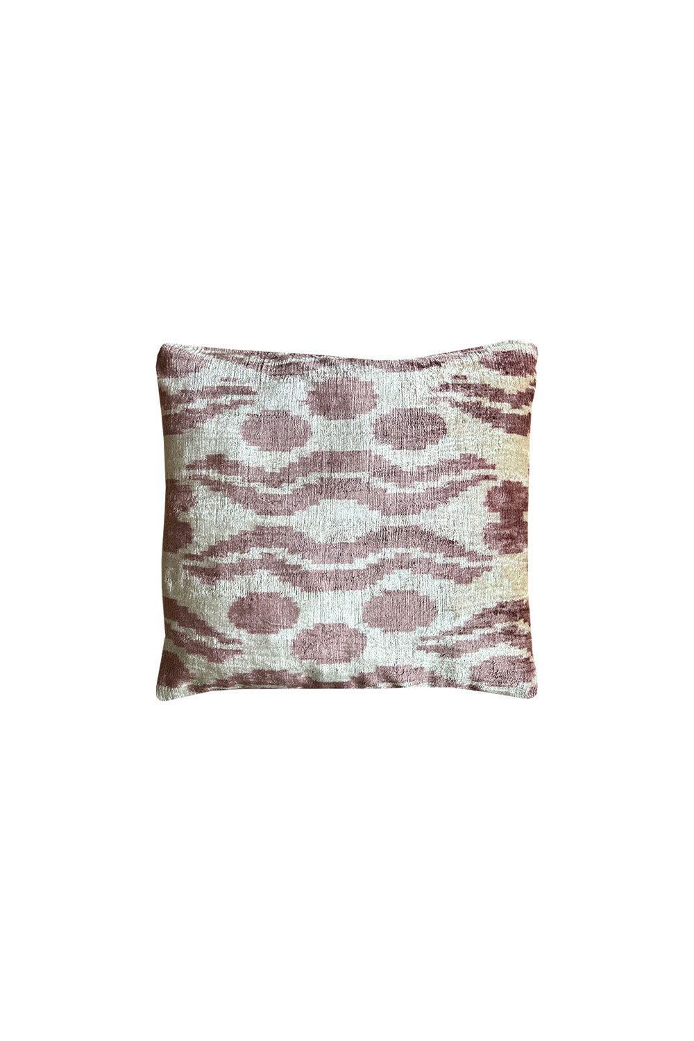 Ani Studio-Ayla Silk Velvet Ikat Pillow Case-Yastık-1-fleurdirect.live
