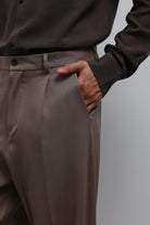 Antioch-Antioch Vizon Relax Fit Pilili Erkek Pantolon-Kumaş Pantolon-4-fleurdirect.live