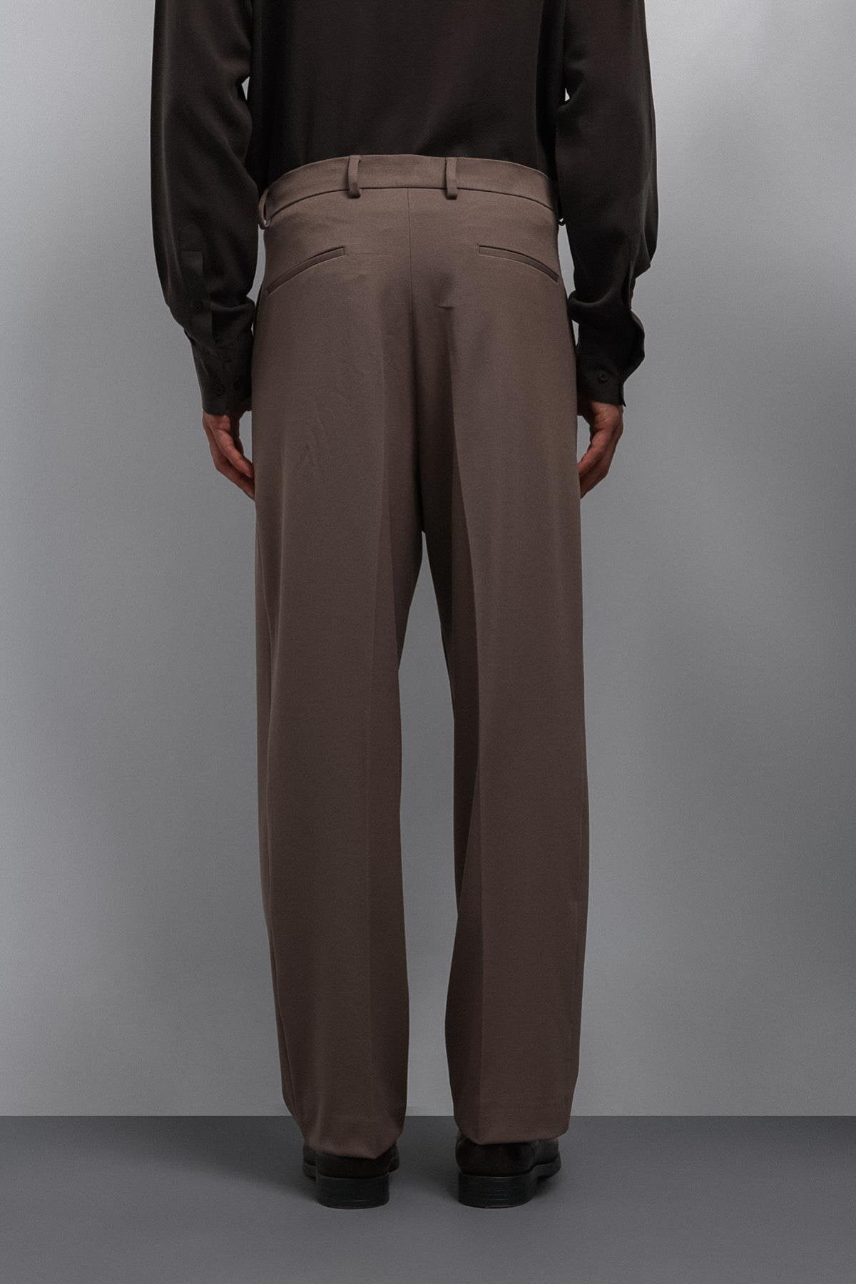 Antioch-Antioch Vizon Relax Fit Pilili Erkek Pantolon-Kumaş Pantolon-5-fleurdirect.live