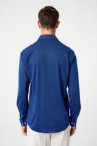 Antioch-İndigo Slim Fit Erkek Gömlek-Gömlek-5-fleurdirect.live