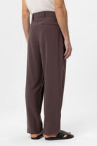 Antioch-Kahve Pileli Baggy Fit Erkek Pantolon-Kumaş Pantolon-7-fleurdirect.live